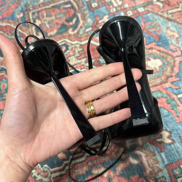 LIKE NEW Saint Laurent Oxalis Pump in Noir size 40 / US 10 - Picture 11 of 12